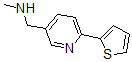 CAS 登录号：886851-41-8， N-甲基-6-(2-噻吩基)-3-吡啶甲胺