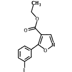 CAS#: 887407-86-5， Ethyl 5-(3-iodophenyl)-1,2-oxazole-4-carboxylate