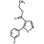 CAS#: 887408-00-6， Ethyl 5-(3-fluorophenyl)-1,2-oxazole-4-carboxylate