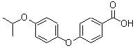 结构式 CAS# 887411-97-4, 4-(4-异丙氧基苯氧基)苯甲酸