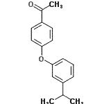 CAS#: 887574-90-5， 1-[4-(3-Isopropylphenoxy)phenyl]ethanone