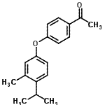 CAS#: 887575-43-1， 1-[4-(4-Isopropyl-3-methylphenoxy)phenyl]ethanone