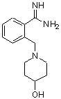 CAS#: 887577-56-2， 2-[(4-Hydroxy-1-piperidinyl)methyl]benzenecarboximidamide