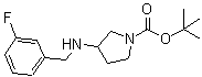 CAS#: 887578-67-8， 2-Methyl-2-propanyl 3-[(3-fluorobenzyl)amino]-1-pyrrolidinecarboxylate