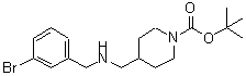 CAS#: 887581-81-9， 2-Methyl-2-propanyl 4-{[(3-bromobenzyl)amino]methyl}-1-piperidinecarboxylate