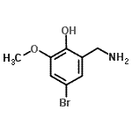 CAS 登录号：887582-87-8， 2-(氨基甲基)-4-溴-6-甲氧基苯酚