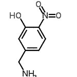 CAS 登录号：887583-26-8， 5-(氨基甲基)-2-硝基苯酚