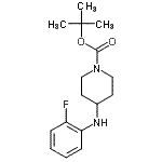 CAS#: 887583-57-5， 2-Methyl-2-propanyl 4-[(2-fluorophenyl)amino]-1-piperidinecarboxylate
