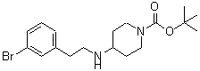 CAS#: 887583-95-1， 2-Methyl-2-propanyl 4-{[2-(3-bromophenyl)ethyl]amino}-1-piperidinecarboxylate