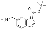 CAS#: 887584-21-6， 2-Methyl-2-propanyl 6-(aminomethyl)-1H-indole-1-carboxylate