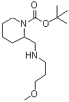 CAS#: 887588-54-7， 2-Methyl-2-propanyl 2-{[(3-methoxypropyl)amino]methyl}-1-piperidinecarboxylate