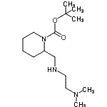 CAS#: 887588-60-5， 2-Methyl-2-propanyl 2-({[2-(dimethylamino)ethyl]amino}methyl)-1-piperidinecarboxylate