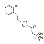CAS#: 887589-67-5， 2-Methyl-2-propanyl 3-{[(2-bromophenyl)amino]methyl}-1-azetidinecarboxylate
