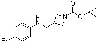 CAS#: 887589-74-4， 2-Methyl-2-propanyl 3-{[(4-bromophenyl)amino]methyl}-1-azetidinecarboxylate