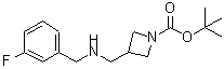 CAS#: 887590-12-7， 2-Methyl-2-propanyl 3-{[(3-fluorobenzyl)amino]methyl}-1-azetidinecarboxylate