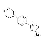 CAS#: 887591-37-9， 3-[4-(4-Morpholinyl)phenyl]-1,2-oxazol-5-amine