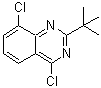 CAS 登录号：887592-17-8， 4,8-二氯-2-(2-甲基-2-丙基)喹唑啉