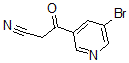 CAS#: 887594-04-9， 5-Bromo-beta-Oxo-3-Pyridinepropanenitrile