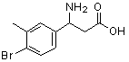 CAS#: 887594-46-9， 3-Amino-3-(4-bromo-3-methylphenyl)propanoic acid