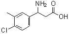 CAS#: 887594-50-5， 3-Amino-3-(4-chloro-3-methylphenyl)propanoic acid