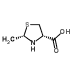 CAS#: 88855-04-3， (2S,4S)-2-Methyl-1,3-thiazolidine-4-carboxylic acid