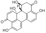 CAS#: 88899-62-1， (1S,12aR,12bS)-1,2,12a,12b-Tetrahydro-1,4,9,12a-tetrahydroxy-3,10-Perylenedione