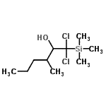 CAS#: 88920-81-4， 1,1-Dichloro-3-methyl-1-(trimethylsilyl)-2-hexanol
