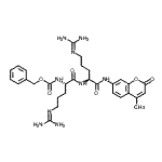 CAS#: 88937-61-5， N<sup>2</sup>-[(Benzyloxy)carbonyl]-N<sup>5</sup>-(diaminomethylene)-L-ornithyl-N<sup>5</sup>-(diaminomethylene)-N-(4-methyl-2-oxo-2H-chromen-7-yl)-L-ornithinamide