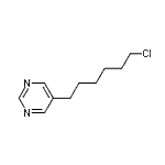 CAS 登录号：88940-79-8， 5-(6-氯己基)嘧啶