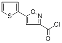 structure of CAS# 88958-34-3, 5-(2-Thienyl)-3-Isoxazolecarbonyl Chloride;5-(2-THIENYL)-3-ISOXAZOLECARBONYL CHLORIDE