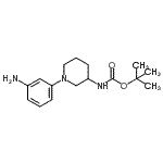CAS#: 889948-93-0， 2-Methyl-2-propanyl [1-(3-aminophenyl)-3-piperidinyl]carbamate