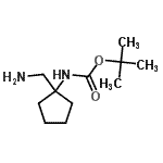 CAS#: 889949-09-1， 2-Methyl-2-propanyl [1-(aminomethyl)cyclopentyl]carbamate