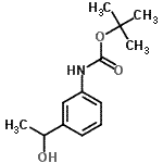 CAS#: 889956-70-1， 2-Methyl-2-propanyl [3-(1-hydroxyethyl)phenyl]carbamate