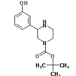 CAS#: 889956-76-7， 2-Methyl-2-propanyl 3-(3-hydroxyphenyl)-1-piperazinecarboxylate