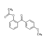 结构式 CAS# 890098-85-8, 2-(4-甲氧基苯甲酰基)苯基乙酸酯
