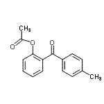 结构式 CAS# 890098-91-6, 2-(4-甲基苯甲酰)苯基乙酸酯