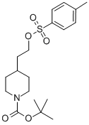 structure of CAS# 89151-45-1, 1-Boc-4-[2-(Toluene-4-Sulfonyloxy)-Ethyl]-Piperidine;N-Tert-Butoxycarbonyl-4-[2-(4-Toluenesulfonyloxy)Ethyl]Piperidine95%;N-TERT-BUTOXYCARBONYL-4-[2-(4-TOLUENESULFONYLOXY)ETHYL] PIPERIDINE;N-Tert-Butoxycarbonyl-4-[2-(4-Toluenesulfonyloxy)Ethyl]