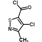 CAS#: 89167-43-1， 4-Chloro-3-methyl-1,2-thiazole-5-carbonyl chloride