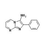structure of CAS# 89185-48-8, 2-Phenylimidazo[1,2-a]pyrimidin-3-amine;2-Phenyl-imidazo[1,2-a]pyrimidin-3-ylamine