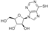 CAS 登录号：892-49-9， 6-巯基嘌呤阿拉伯糖苷