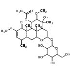 CAS#: 89200-05-5， 16-(Hexopyranosyloxy)-13-hydroxy-2,12-dimethoxy-1-oxopicras-2-en-11-yl acetate