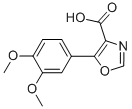 结构式 CAS# 89205-08-3, 5-(2,4-二甲氧基苯基)-1,3-恶唑-4-羧酸