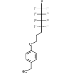 CAS#: 892154-51-7， {4-[(4,4,5,5,6,6,7,7,7-Nonafluoroheptyl)oxy]phenyl}methanol