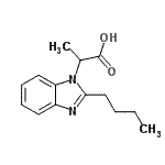 CAS#: 892240-97-0， 2-(2-Butyl-1H-benzimidazol-1-yl)propanoic acid