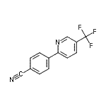 CAS#: 892501-99-4， 4-[5-(Trifluoromethyl)-2-pyridinyl]benzonitrile