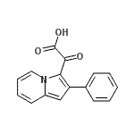 CAS#: 892691-05-3， Oxo(2-phenyl-3-indolizinyl)acetic acid