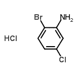 CAS#: 89324-52-7， 2-Bromo-5-chloroaniline hydrochloride (1:1)