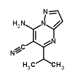 CAS#: 893424-58-3， 7-Amino-5-isopropylpyrazolo[1,5-a]pyrimidine-6-carbonitrile