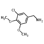 CAS#: 893725-10-5， 1-(3-Chloro-4,5-dimethoxyphenyl)methanamine