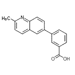 CAS#: 893735-91-6， 3-(2-Methyl-6-quinolinyl)benzoic acid
